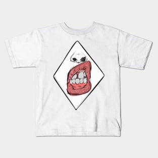 Sketch Style - Mouth Kids T-Shirt